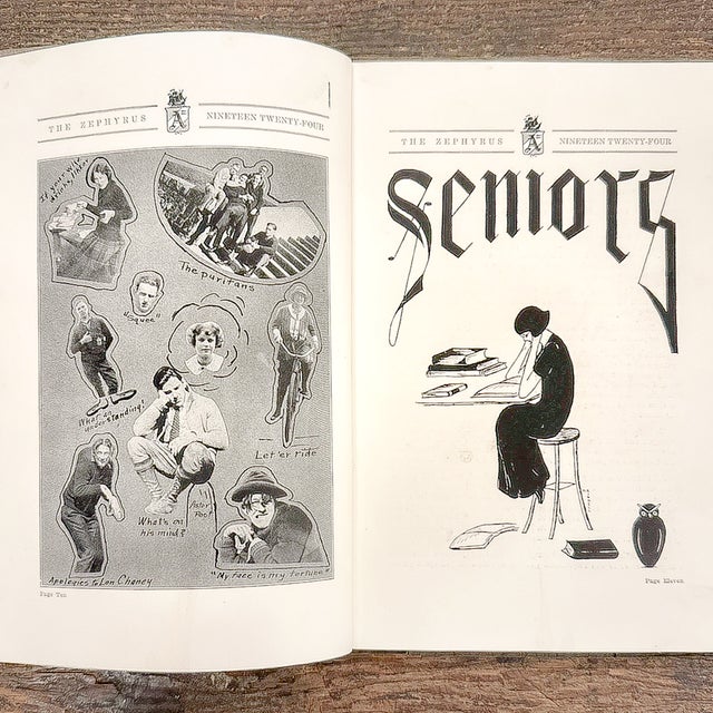 1920s Vintage 1924 Astoria, Oregon Yearbook For Sale - Image 5 of 13
