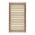 Part & Parcel Goods Wool Stripe Rug, 2’6” x 12', Sage, Chocolate and Eggshell For Sale