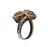 Vintage Natural Ruby, Emerald, Sapphire & Diamond Ring - 925 Sterling Silver Size 8 For Sale In New York - Image 6 of 9