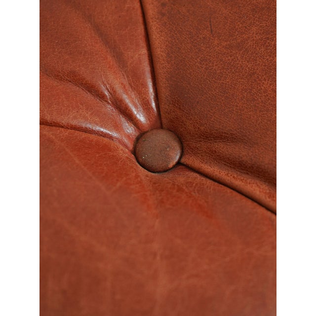 Vintage Chesterfield 3 Seat Leather Tufted Sofa For Sale - Image 12 of 18