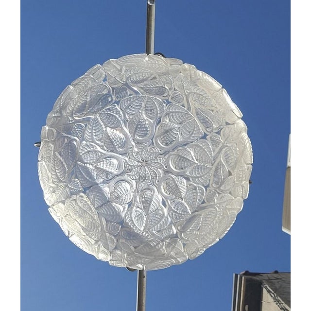 Art Nouveau Charmes Glass Pendant Light by René Lalique for Lalique For Sale - Image 6 of 17
