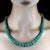 Traditional Ajd 14 Inch Expandable Graduated Emerald Rondel Necklace For Sale - Image 3 of 5