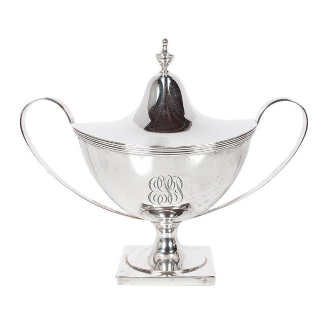 Antique American Art Deco Sterling Silver Tea Coffee Service Richard Dimes 1925 For Sale - Image 11 of 12