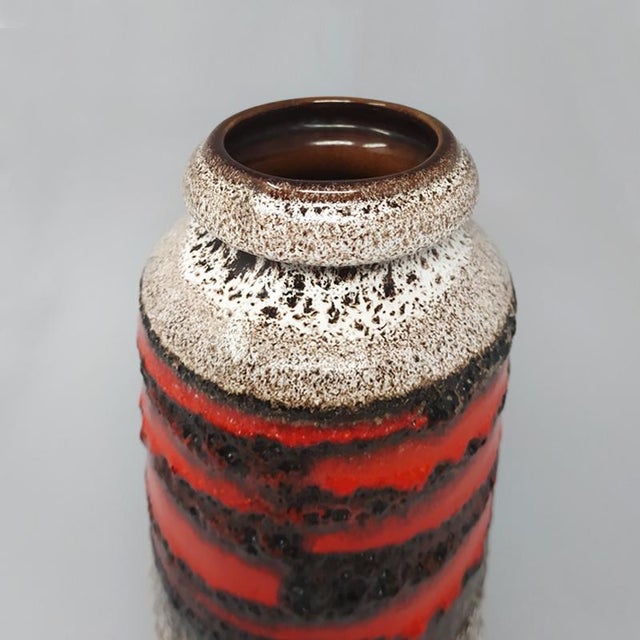 Large Fat Lava Vase from Scheurich, 1970s For Sale - Image 3 of 6