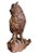 1920s Vintage Hand-Carved Wood Owl, 1920s For Sale - Image 5 of 12