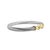 David Yurman David Yurman 925 Silver 5mm 14k Yellow Gold Buckle Classic Cable Bangle Bracelet For Sale - Image 4 of 8