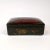 20th Century Painted Lacquered Leather Bounded Rectangular Jewelry Box For Sale - Image 4 of 8