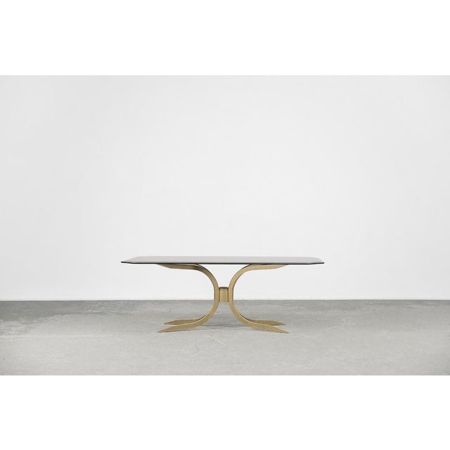 Vintage Regency Coffee Table With Glass Top, 1970s For Sale - Image 4 of 15