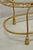 Mid 20th Century Italian Hollywood Regency Gold Gilt Iron Oval 2 Tier Rope Tassel Coffee Table For Sale - Image 9 of 10