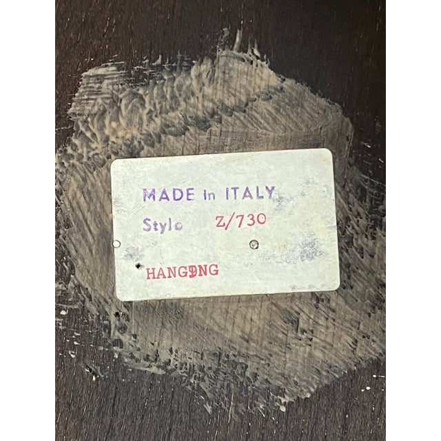 Italian Arch Top Hanging Wood Display Cabinet With Chicken Wire Door and Key, 20th C. For Sale - Image 16 of 16