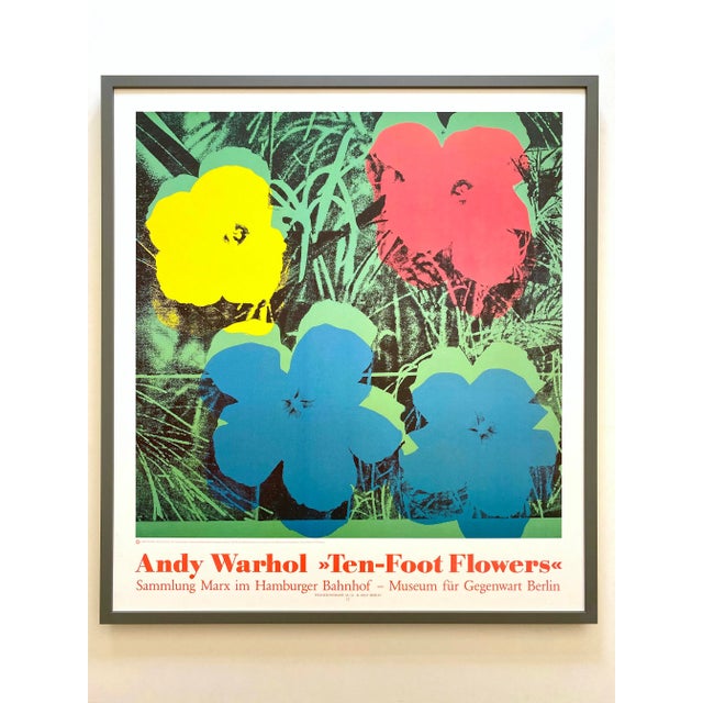 Andy Warhol Foundation Vintage 1996 Lithograph Print Framed