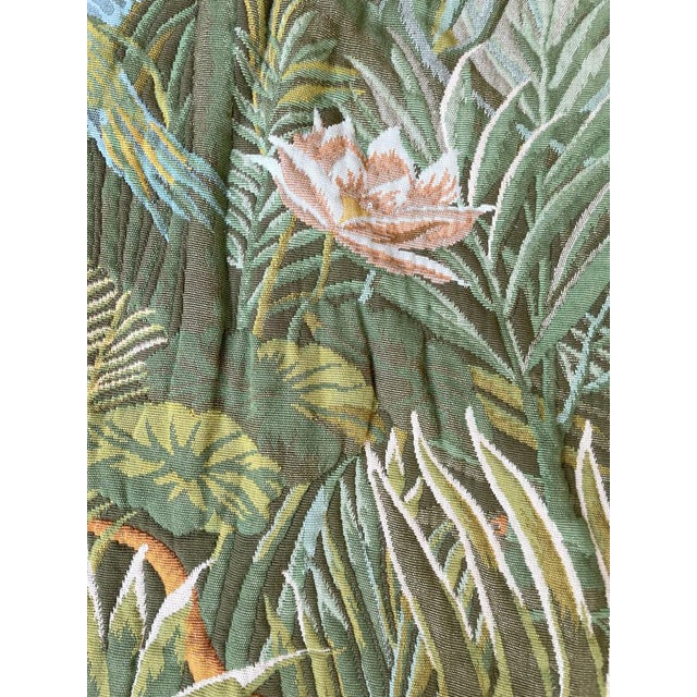 Tropical Forest Tapestry, 1960s For Sale - Image 9 of 18