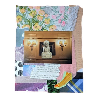 Peace in Chaos Mixed Media Collage For Sale