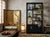 Oriental Asymmetrical Black Lacquer Shelving Display Cabinet Divider For Sale In San Francisco - Image 6 of 9