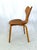 Mid-Century Modern 1950s Attributed to Arne Jacobsen Leather "Grand Prix" Chair For Sale - Image 3 of 10