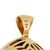 Bulgari Bvlgari Bulgari Pyramid Style 18k Two Tone Gold Floral Pendant For Sale - Image 4 of 5