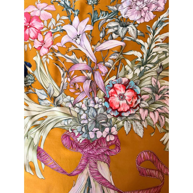 Hermès Regina 1988 Silk Scarf Designed by Menchari Leila For Sale - Image 12 of 12