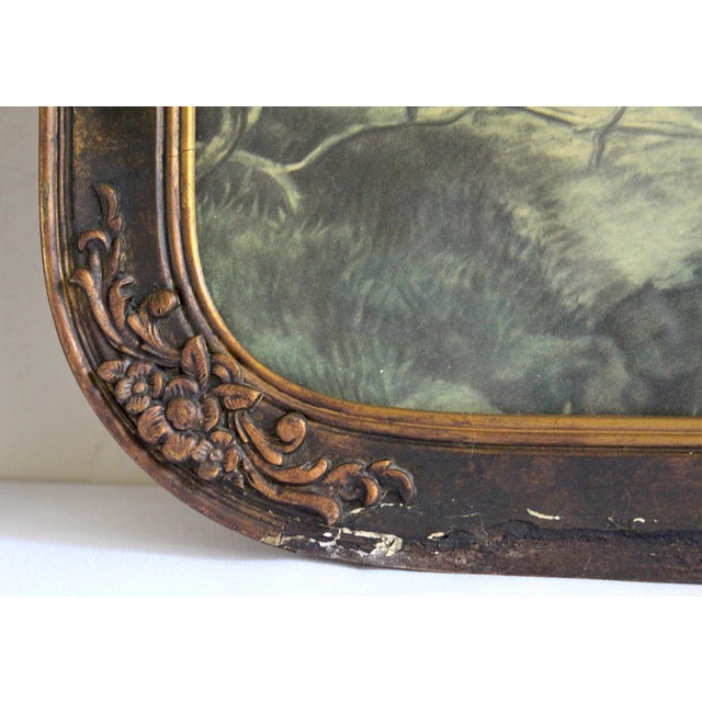 1920s Antique Religious Portrait Diptych – Christ Child & Christ in Gethsemane For Sale - Image 12 of 14