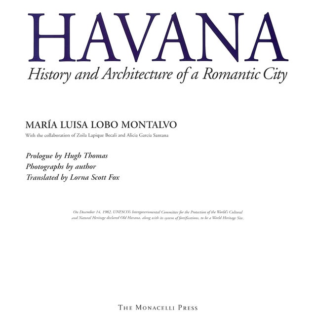 MONTALVO, Maria Luisa Lobo [320] pp. The Monacelli Press 2009 12 1/4" x 10 3/8" Havana, the legendary capital of Cuba,...