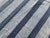 1930s Blue Stripe Antique Indian Cotton Dhurrie Rug 8'2'' X 40'2" Flatweave Carpet For Sale - Image 11 of 13