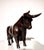 Brown Patinated Bronze Sculpture of Bull, in Flawless conditions. Designed from 2000