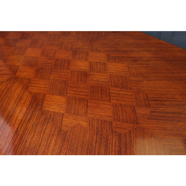 French Art Deco Rosewood Dining Table, 1925 For Sale - Image 11 of 18