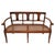 1970 Mid-Century Modern McGuire Attributed Solid Wood Caning Two-Seater Bench For Sale - Image 14 of 14