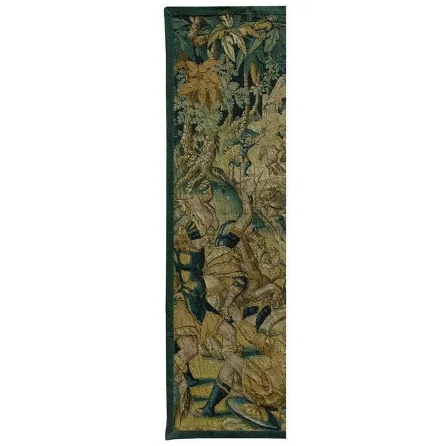 Textile 17th Century Antique Flemish Tapestry For Sale - Image 7 of 9