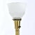 Rembrandt Teal and Gold Hourglass Shaped Midcentury Table Lamp For Sale - Image 9 of 12