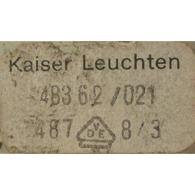 Metal Mid-Century Double Sconces from Kaiser Leuchten, 1960s, Set of 6 For Sale - Image 7 of 8