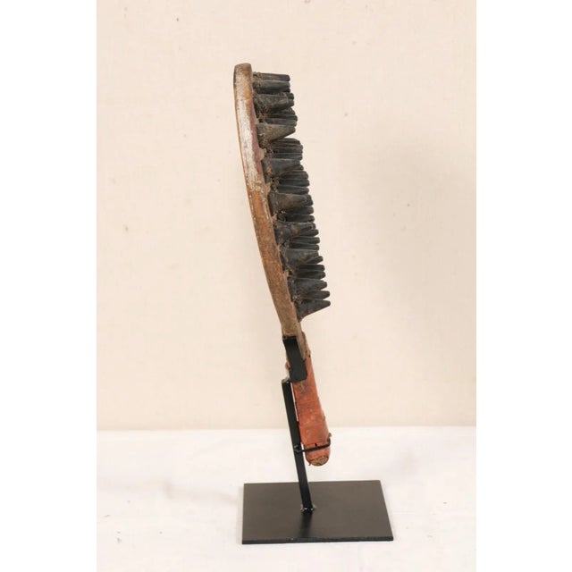 Mid 20th Century Mid-Century Spiked Game Paddle on Stand For Sale - Image 4 of 10