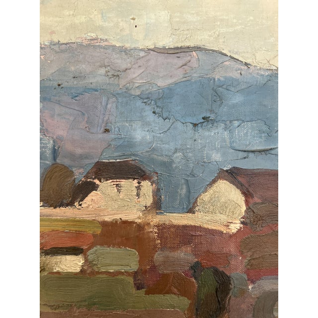 Charles Emile Brunner, Campagne genevoise, 1918, Oil on Canvas For Sale - Image 6 of 11