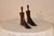 Pair of late 19th century oak boot lasts from England. Boot lasts or molds have been used for centuries to keep the form...