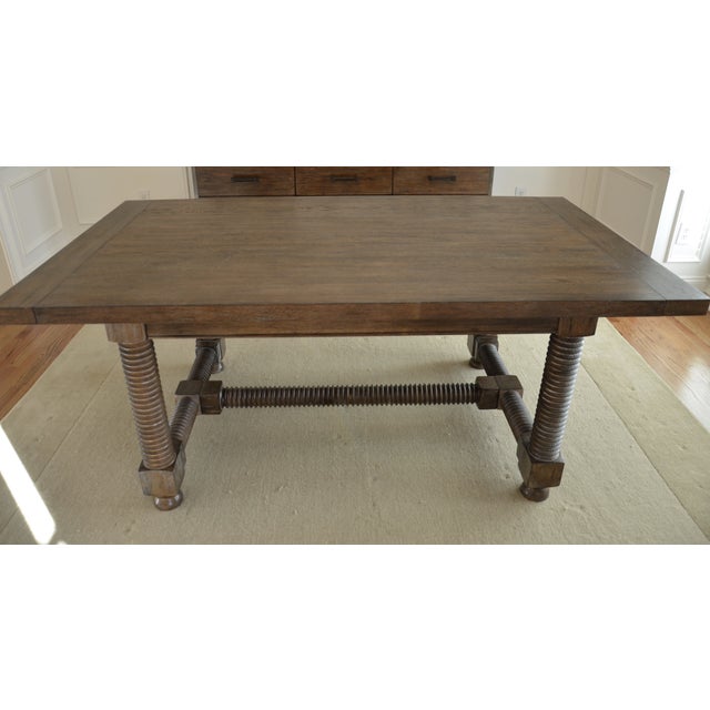 Compass Trestle Dining Table by Bassett Chairish