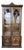 Vintage Carved Wood Display Cabinet For Sale