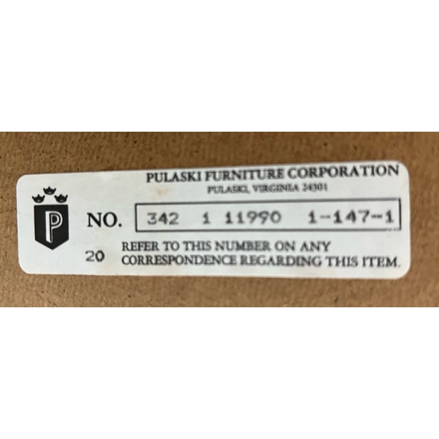 Pulaski Furniture English Oak Lighted Curio Cabinet For Sale - Image 14 of 15