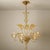 Large Venetian Chandelier in Gilded Murano Glass attributed to Barovier, 1960s For Sale - Image 12 of 18