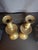 Monumental 19" Antique Brass Synagogue Shabbat Candlesticks - 19th Century For Sale - Image 9 of 13