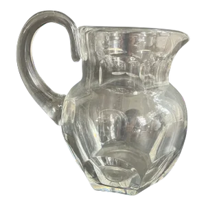 Vintage Baccarat Harcourt French Crystal Pitcher Jug