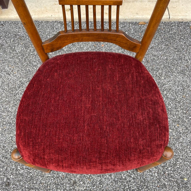 2000s Ethan Allen Country French Wheat Back Dining Side Chair (266201