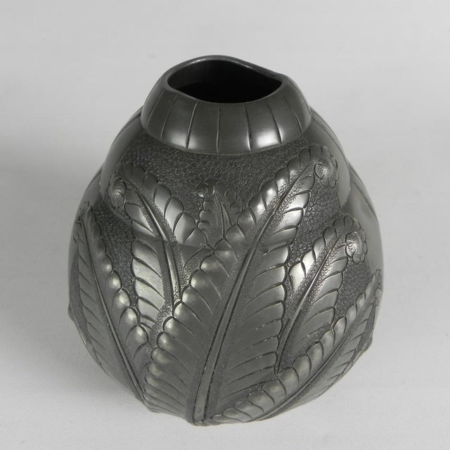 20th Century Art Nouveau Tin Vase by Petizon, 1890s For Sale - Image 10 of 16