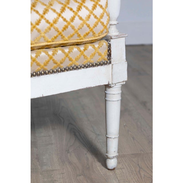 French 19th Century Pair of Marquise Chairs Circa 1890 For Sale - Image 9 of 11