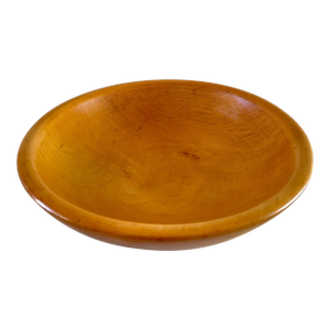 Mid 20th Century Parrish Chicago Turned Solid Maple Wood Dough Bowl
