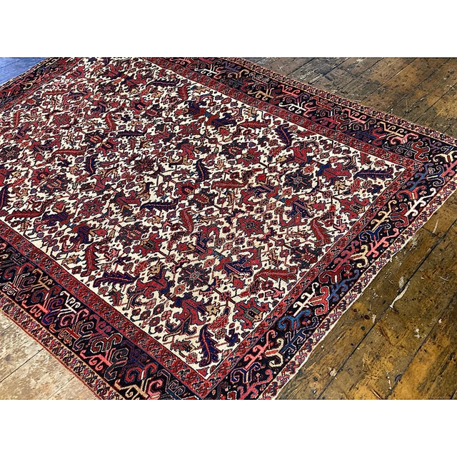 1920s Vintage Heriz Rug in Wool, 1920s For Sale - Image 5 of 18