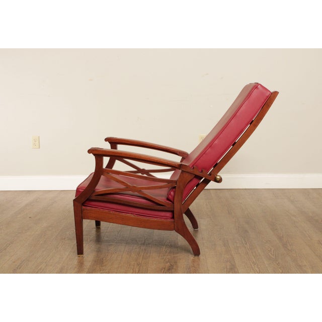 Antique Edwardian Reclining Morris Lounge Chair Chairish