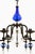 Erik Höglund Candelabra in Glass and Wrought Iron by Erik Höglund for Boda Glasbruk, 1970s For Sale - Image 4 of 5