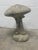 This is a beautiful early 20th century concrete garden ornament mushroom rescued from a large home in New Orleans with a...