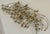 Postmodern 1980s Postmodern Curtis Jere Brass Bamboo Leaf Clusters Wall Art Sculpture Hanging For Sale - Image 3 of 12