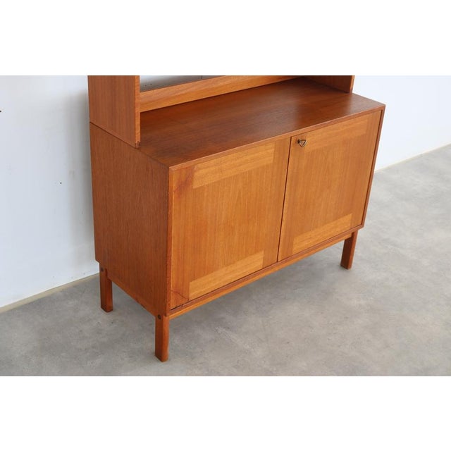 Mid-Century Modern Vintage Bookcase in Teak, Sweden, 1960s For Sale - Image 3 of 10