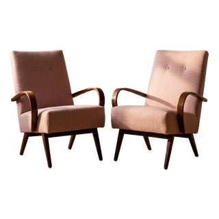 Bentwood Chairs by Jaroslav Šmídek, 1950s, Set of 2 For Sale